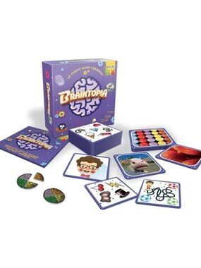 Braintopia Junior Brain Party Game Multilingual Version New Sealed 6+